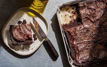 Texas chocolate sheet cake with chocolate ganache recipe