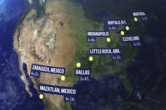 What to know about next week’s total solar eclipse in the US, Mexico and Canada