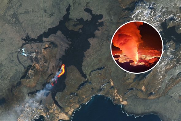 Iceland Volcano Lava Flows Revealed in NASA Images