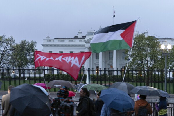 Biden faces protest over his support for Israel during White House meeting