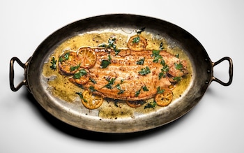 Dover sole with lemon butter sauce recipe