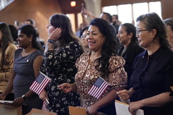 More than half of foreign-born people in US live in just 4 states and half are naturalized citizens