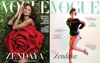 What Zendaya’s two Vogue covers reveal about the fashion bible’s transatlantic rivalry