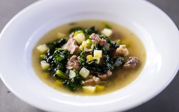 Spring lamb broth recipe