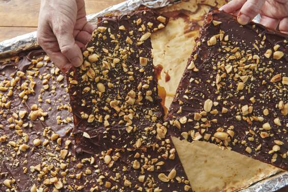 Toffee-like Matzo Buttercrunch has become a new classic among Passover desserts