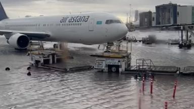 Dubai airport diverts arrival flights after city-state struck by year's rainfall in a day