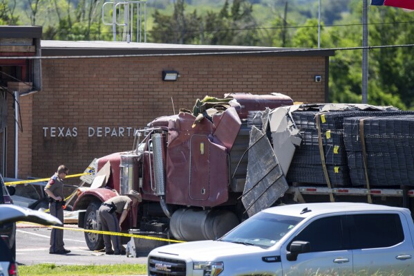 2nd victim dies from injuries after Texas man drove stolen semitrailer into building, officials say