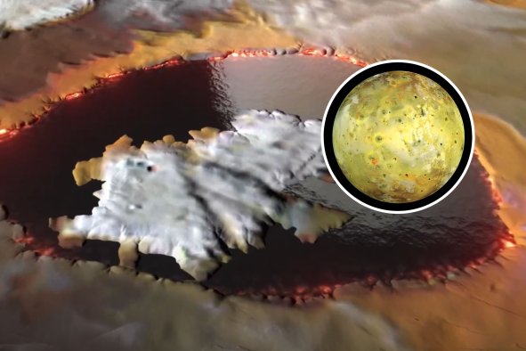 NASA Discovers Glassy Lava Lake on Jupiter's Moon