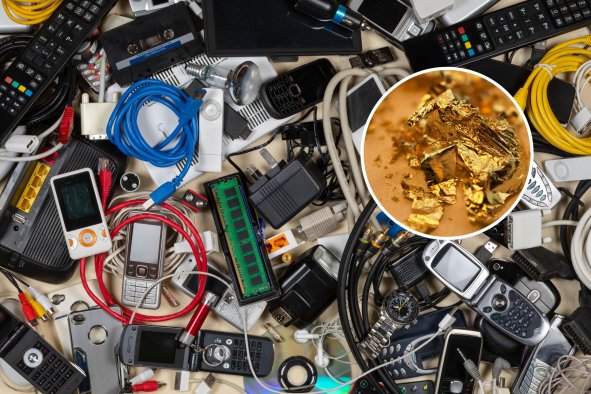 Extracting Pure Gold From Electrical Trash Just Got Easier