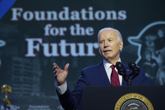 As Biden celebrates computer chip factories, voters wait for the promised production to start