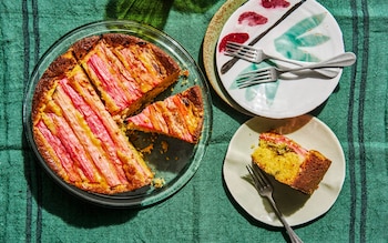 Grapefruit with basil and rhubarb with rosemary? Herby desserts that really work