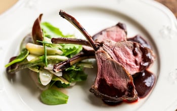 Rack of venison with black salsify salad recipe