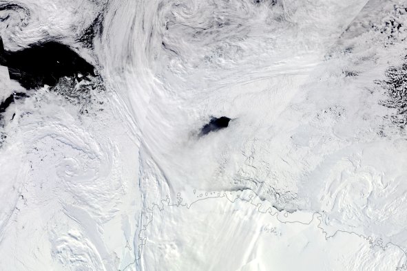 Mystery of Antarctica's 'Large' Sea Ice Hole Solved