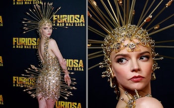 Anya Taylor-Joy’s couture gown from 1996 – that she can never sit down in