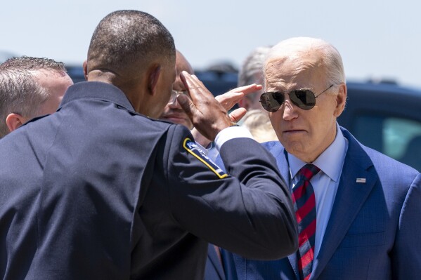 Biden stops in Charlotte during his NC trip to meet families of fallen law enforcement officers