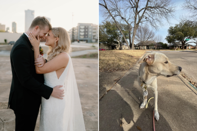 Couple Find Dog With Broken Leg Days Before Their WeddingâNow He's 'Family'