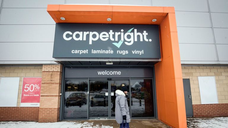 Carpetright to axe over 25% of head office staff