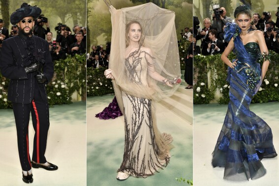 The Met Gala’s flowery theme went in all directions