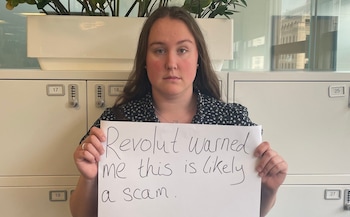 Revolut asks suspected scam victims to send ‘hostage selfies’