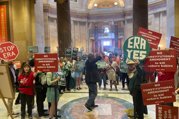 Proposed Minnesota Equal Rights Amendment draws rival crowds to Capitol for crucial votes