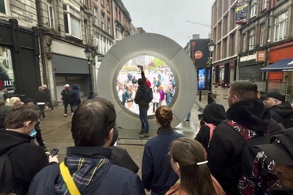 Sidewalk video ‘Portal’ linking New York, Dublin by livestream temporarily paused after lewd antics