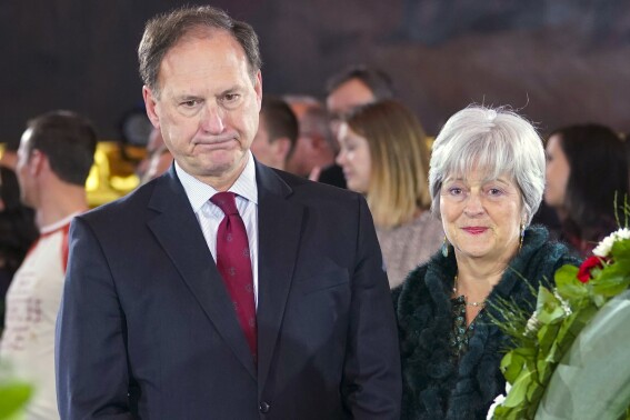 Upside-down flag at Justice Alito’s home another blow for Supreme Court under fire