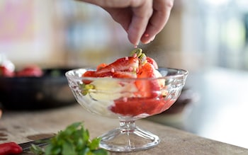 Strawberry coupe recipe