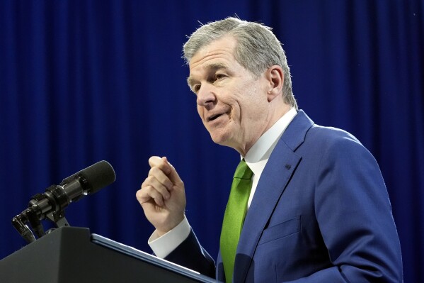 North Carolina Governor Roy Cooper vetoes first bill of 2024 legislative session