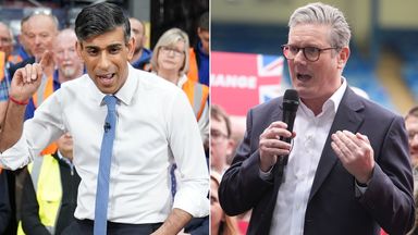 Sunak and Starmer to go head to head in first leaders TV debate