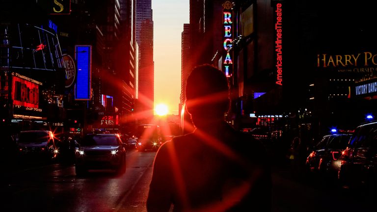 'Manhattanhenge' draws New Yorkers to the streets - here's what you need to know