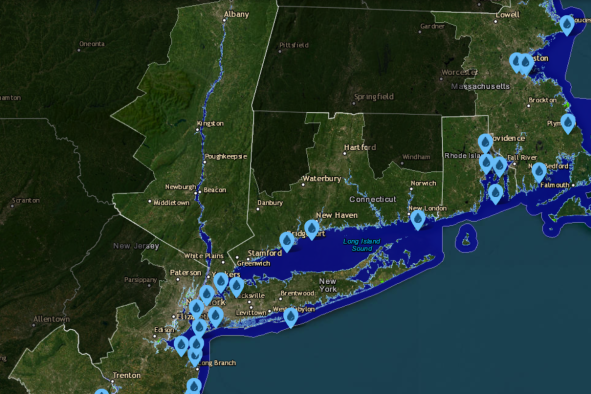 Connecticut Map Shows Where State Could Be Underwater From Sea Level Rise