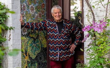 Kaffe Fassett: ‘I grew up in Orson Welles’s log cabin but I’ve put down roots in London’