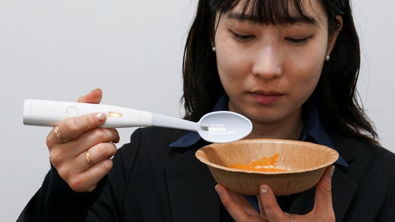 Electric spoon that 'enhances salty taste of food and promotes healthier eating' launched in Japan