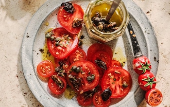 Anchovy, olive and caper dressing recipe