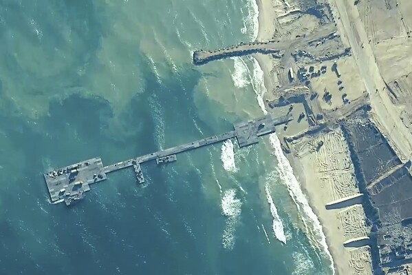 US-built pier in Gaza reconnected after repairs and aid will flow soon, US Central Command says