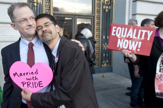 Report: Differences between gay and straight spouses disappear after legalization of gay marriage