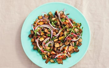 Spicy Thai mushroom salad