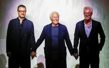 Giorgio Armani at 90: the fashion titan’s latest show celebrates his signature soft-focus elegance