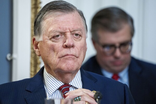 Self-funded political newcomer seeks to oust longtime Republican US Rep. Tom Cole in Oklahoma