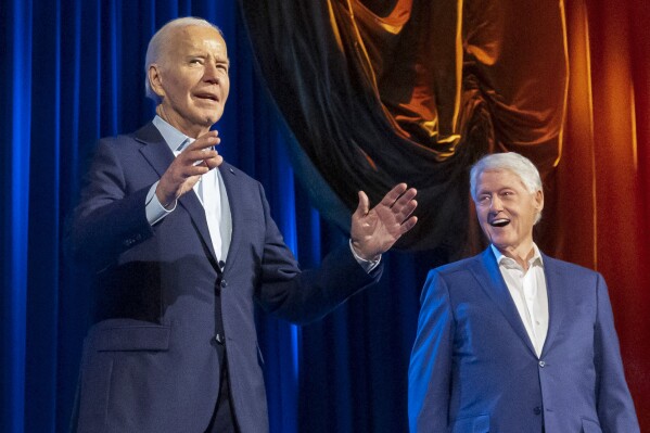 Biden’s reelection campaign raises $40 million in five days including $8 million with Bill Clinton