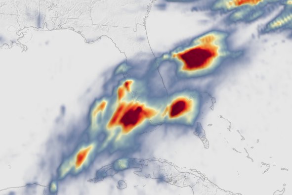 NASA Images Map Florida's Record-Breaking Once in 1,000 Years Rainfall