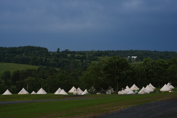 Back to Woodstock, with Wi-Fi: Women return after 55 years to glamp and relive the famous festival