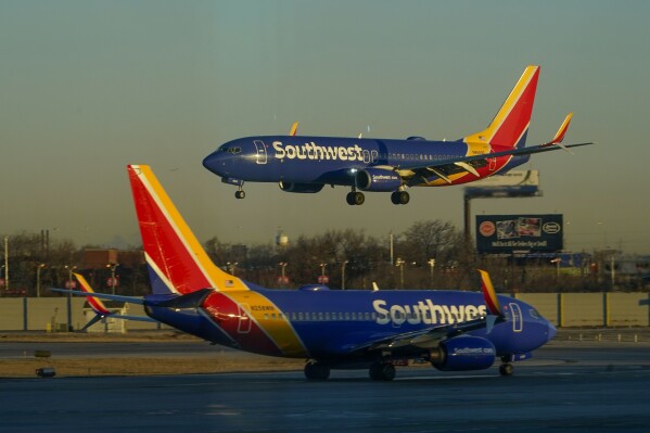 Southwest Airlines says a key measure of pricing power will be weaker than expected in 2Q