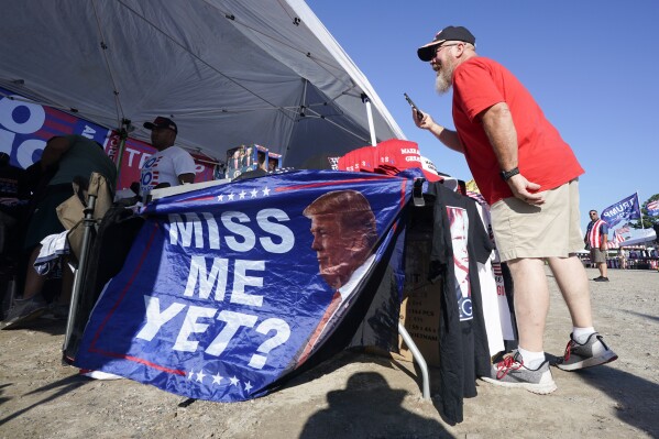 Trump gloats over Biden’s debate performance at a Virginia rally