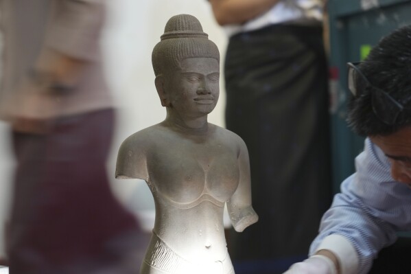 Cambodia welcomes the Met’s repatriation of centuries-old statues looted during past turmoil