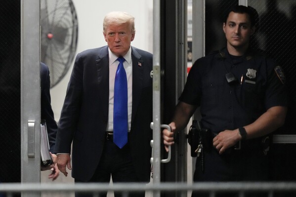 Americans are split over whether Trump should face prison in the hush money case, AP-NORC poll finds