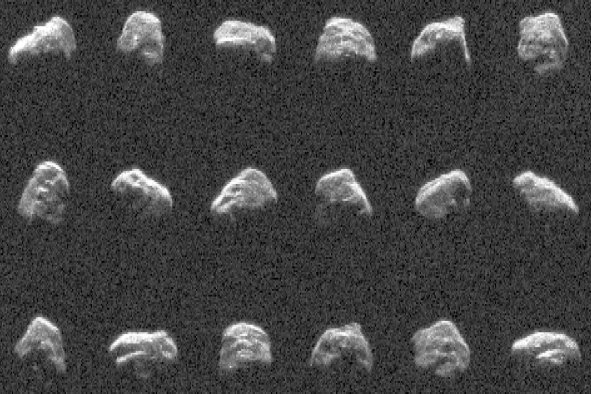 NASA Images Show Asteroids Passing Earth