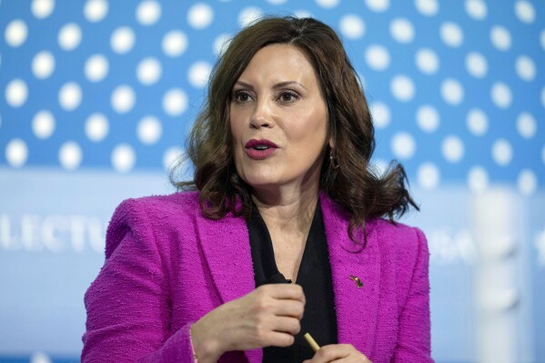 Gov. Whitmer shuts down 2024 presidential talk but doesn’t hide her ambitions in timely book launch