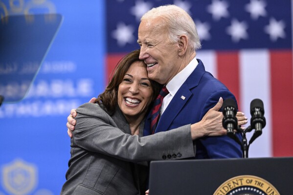 Biden says he won’t step aside. But if he does, here’s why Harris is the favorite to replace him