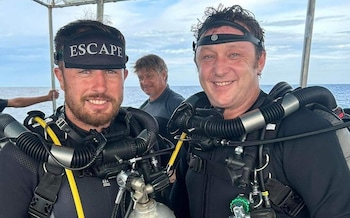 ‘I was an ex-soldier facing life on disability – now I run a diving school in paradise’